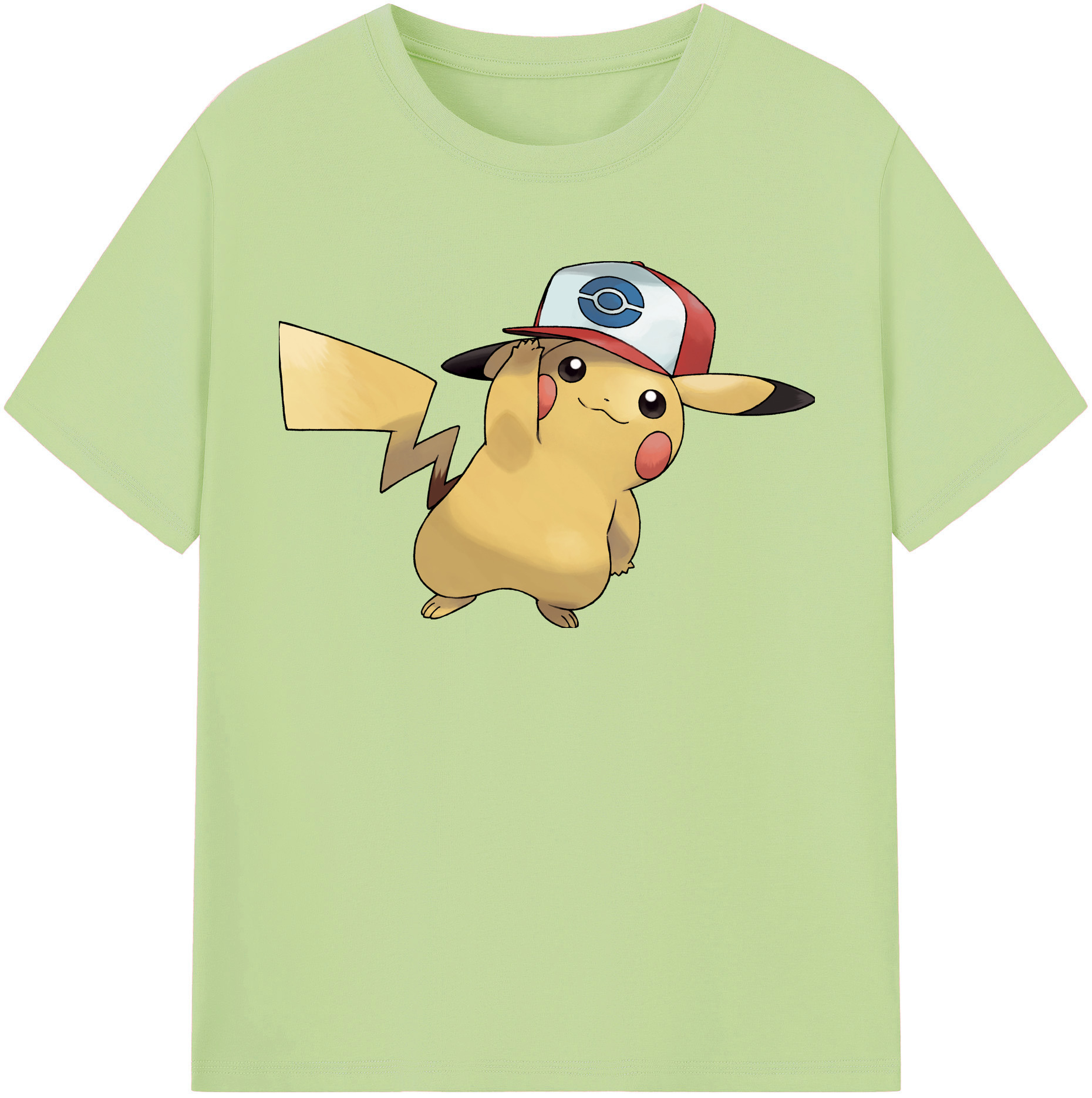 （画像用） ポケットモンスター Pokémon 綿100％半袖Tシャツ（フロントプリント）
